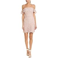 French Connection Women's Fulaga Floral Lace Overlay Off The Shoulder Dress