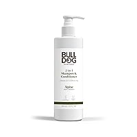 Bulldog Mens Skincare and Grooming 2-in-1 Shampoo and Conditioner, Alpine, 12 Fluid Ounces