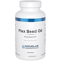 Douglas Laboratories Flax Seed Oil | Provides Omega Fatty Acids for Immune Support | 100 Softgels