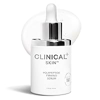 Clinical Skin Polypeptide Firming Serum, for Fine Lines and Wrinkles, Anti-Aging Serum, Antioxidants, Hyaluronic Acid, Night and Day, 1.7 Ounces