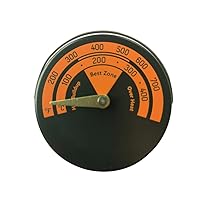 Fan Stove Thermometer for Wood for Burner Barbecue Oven Temperature Gauge Meter Tool Oven Temperaturer