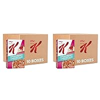 Cold Breakfast Cereal, 11 Vitamins and Minerals, Anytime Snacks, Strawberry Cheesecake (10 Boxes) (Pack of 2)