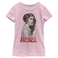 STAR WARS Leia Rebel Girls Short Sleeve Tee Shirt