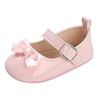 4 Wide Baby Shoes Spring and Summer Children Baby Toddler Shoes Girl Princess Shoes Flat Bottom Light Buckle Comfortable Cute Bow Premature Baby Shoes