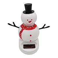 DYNWAVE Solar Dancing Snowman Bobblehead Doll Dancing Toy,Dashboard Ornament Vehicles