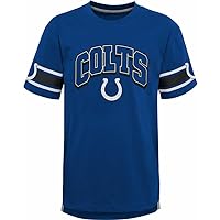 NFL Kids Youth 8-20 Victorious Team Color Cotton Primary Logo Short Sleeve Fashion Official Football T-Shirt