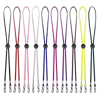 10 Pack - Mask Lanyard，Ear Pressure Relief Comfort，Adjustable Length，Suitable for Adult Kids mask Lanyard，Mask Holder