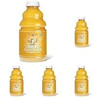 Turmeric Gingerade, Ginger Soother by The Ginger People – Drug Free Digestive Health, Turmeric Flavor, Premium Quality Turmeric Juice, Single - 32 Oz (Pack of 5)