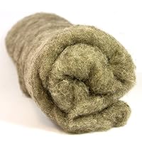 Carded Wool Batts - Core Wool (200g, Grey)