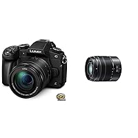 PANASONIC LUMIX G85 4K Digital Camera, 12-60mm Power O.I.S. Lens, with Vario 45-150mm F4.0-5.6 ASPH Mirrorless Camera Lens with Optical Stabilizer