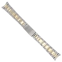 Ewatchparts MIDSIZE 14K/SS 17MM OYSTER WATCH BAND FOR ROLEX 31MM MIDSIZE 68274 68273 68240