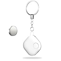 Key Finder, Item Finder Works with Apple Find My (iOS only), Bluetooth Tracker with Key Chain, Replaceable Battery, Privacy Protection, Lost Mode, Item Locator for Luggage, Bags, Wallets and More