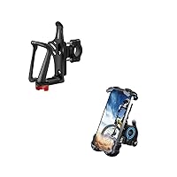 Lamicall Bike Water Bottle Holder and Bike Motorcycle Phone Mount