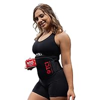 TC1 Sweat Ignition Thermogenic Gel and Sweat Belt Bundle to Increase Heat and Sweat During Exercise and Promote Burning More Calories