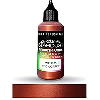 Stardust WPU105 Airbrush PU 1K RC Metallic Color RED Copper 60ml