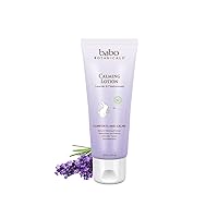 Babo Botanicals Calming Lavender Body Lotion - Relaxing Chamomile & Lavender - Vegan- For all ages- Scented with Lavender fragrance