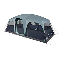 Coleman SUNLODGE Tent 12P Cabin BLU Night C001