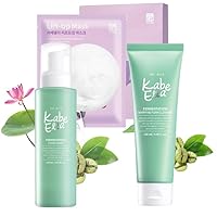 KabeElla Whipping Foam Cleanser and Crema Toner and Lift-up Facial Mask Bundle