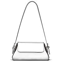 Silver Purse, Evening Silver Bag for Women Y2k Hobo Bag Small Tote Handbag Metallic Satchel Bag Cute Clutch Purses