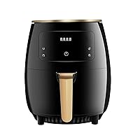 Air Fryer, With Rapid Air Circulation System, 30 Minute Timer and Adjustable Temperature Control for Healthy Oil Free or Low Fat Cooking,4.5L black