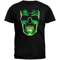 Old Glory - Boys Glow Skull Youth T-Shirt Youth X-Large Black