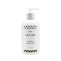 All-Natural Hemp & Patchouli Lotion For Dry Skin | Silky, Nourished, & Hydrated Skin | with Locally Grown Cold-pressed Hemp Oil, Hypoallergenic, All-Natural, Plant-Derived, Made in USA