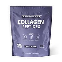 Flavored Collagen Peptides, Collagen Powder, Type 1 and 3 Collagen, Dairy-Free, Gluten-Free, and Sugar-Free, Improve Skin, Joint & Hair Health (30 Servings, Unflavored)