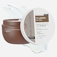 Bare Anatomy Volumizing Hair Mask | Volume For Upto 24 hrs | Powered By Peptides & Rich Milk Protein | For Dense & Conditioned Hair | For Dry & Frizzy Hair | Sulphate & Paraben Free |Women & Men-250gm