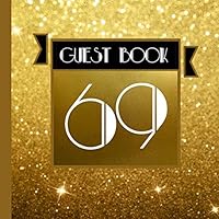 69 Guest Book: Gold Guest Book Includes Gift Tracker and Picture Memory Section to Create a Lasting Keepsake to Treasure Forever