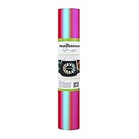 TECKWRAP Matte Holographic Adhesive Vinyl for Cricut Machines, Silhouette, Signs, Scrapbooking, Craft Cutters, 12