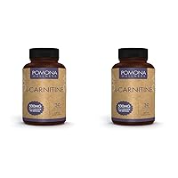 Pomona Wellness L- Carnitine, Helps Boost Metabolism, Supports Cognitive Health Cardiovascular Functions and Metabolic Health, 500mg Per Serving, Non-GMO, 30 Capsules (Pack of 2)