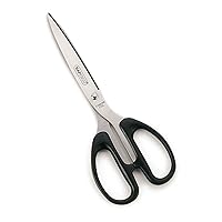 Rapesco CS0205B1 Essential 21cm Stainless Steel Scissors, Black