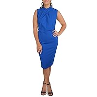 RACHEL Rachel Roy Womens Plus Formal Knee Sheath Dress Blue 22W