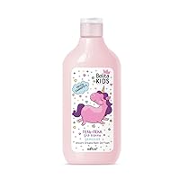& Vitex Unicorn Dreams Bubble Bath Gel-Foam for Kids 3-7 Years Old with Cotton Extract, 300 ml