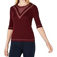 Womens Intarsia Pullover Sweater