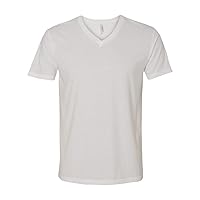 Next Level Premium Fitted Sueded V-Neck Tee White Medium (Pack of 5)