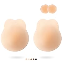Lift Ultra-Thin Adhesive Bra,Sticky Push UpInvisible Bras,Strapless Backless Bra Pasties Nipple Covers