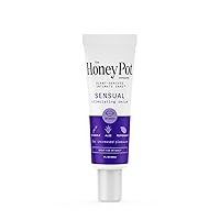 The Honey Pot Company - Vulva Stimulating Cream - Formulated with Vitamin E, Aloe, & Peppermint - Great for Intimacy - 1 Fl Oz