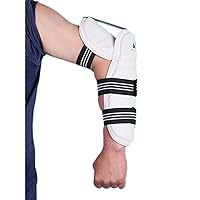 Taekwondo Extra Long Arm & Elbow Protectors, Martial Arts Karate Training Football Protective Sleeve Arm Guards Pads Gym Team Match Sparring Gear for Adult Men Women Youth Kids