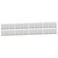 BESTOYARD 40 Pcs Window Groove Brush Cup Lid Groove Cleaners So Clean Supplies Crevice Brush Cleaner Bottle Cleaners Cleaning Brush Plastic White Window Slot Brush Electric