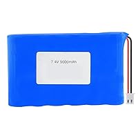 Lithium-ion Battery Pack 7.4V 9000mAh 18650 Rechargeable Battery for RC Model DIY Power Bank with XH 2.54mm 2 Pin Plug