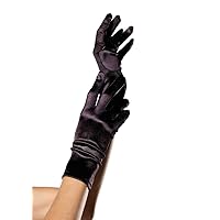 Leg Avenue Women's Satin Wrist Length Gloves