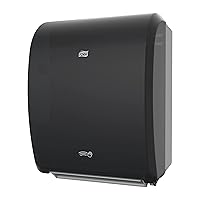 Tork Electronic Hand Towel Roll Dispenser, Black, H71, Durable with Hygienic Customizable Dispensing, 771728