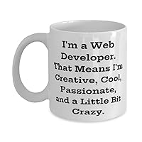 Web developer For Coworkers, I'm a Web Developer. That Means I'm, Inappropriate Web developer 11oz 15oz Mug, Cup From Friends