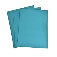 Homeford Plain EVA Foam Sheet, 9-Inch x 12-Inch, 3-Piece (Turquoise)