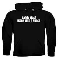Safety First Drink With A Nurse - Men's Ultra Soft Hoodie Sweatshirt