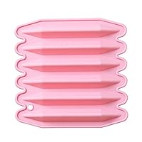 6 Cavity 3D Crayon Silicone Mold Pencil Pen Chocolate Cake Mould Baby Teething Stick Making Fondant Candy Molds Chocolate Cake Molds Silicone