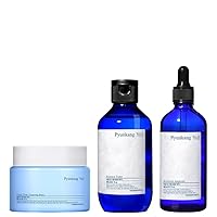 Moisture Ampoule, Deep Clear Cleansing Balm, Facial Essence Toner Set - Making Moisture Barrier Maintaining the Skin Moisturized,Moisturizer Toner for Dry Trouble Skin, Makeup Remover