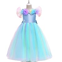 Summer Halloween Cinderella Short-Sleeved Princess Dresses,Girls' lace Princess Dresses.