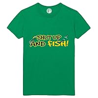 Shut Up & Fish Printed T-Shirt